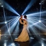 Wedding First Dance Lighting Setup
