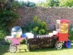 Popcorn and candy floss carts