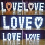 4ft marquee lettering