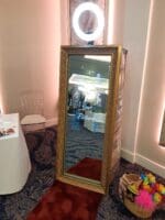 Our gold frame photobooth