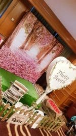 rustic heart booth