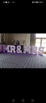 Mr and Mrs letters